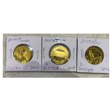 (3)POLAND COINS-(3)2 ***ASSORTED DATES***