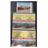 (5) VINTAGE 'SALESMAN SAMPLE' MATCHBOOK COVERS-