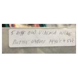 (5) 'DIFFERENT' VINTAGE WINE  BOTTLE LABELS-