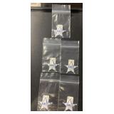 (5 COUNT) POLITICAL PIN BUTTON-'ASHLEY FOR SHERIFF