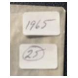 (25 COUNT) U.S. POSTAGE STAMPS-TWO CENT/'1965'