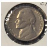 1963 JEFFERSON NICKEL ***DEFECT ON  REVERSE - NECK