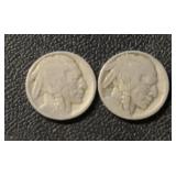 (BAG OF 2) BUFFALO NICKEL ***NO DATES***