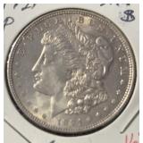 1921-P MORGAN SILVER DOLLAR (90% SILVER) (AU)