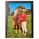 VINTAGE POSTCARD-'HANDWRITTEN' & POSTAGE STAMP