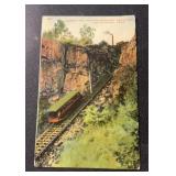 VINTAGE POSTCARD-'HANDWRITTEN' & POSTAGE STAMP