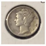 1939-D MERCURY HEAD DIME (90% SILVER) (VG)