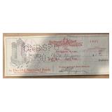 VINTAGE BANK CHECK-DATED '1926'/'NORTHWEST
