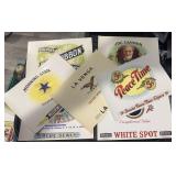(7) 'DIFFERENT' VINTAGE CIGAR BOX LABELS