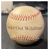 SOUVENIOR BASEBALL-'SMOKEY THE BEAR'