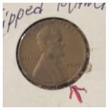 1945 LINCOLN CENT ***CLIPPED PLANCHET AT 5:30PM***