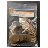 (BAG OF 50) LINCOLN WHEAT  BACK CENTS (1940-58-P&D