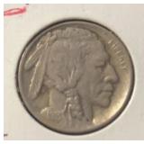 1913-P 'TYPE-1' BUFFALO NI CKEL ***7/8 HORN*** (XF