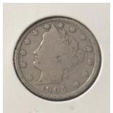 1905 LIBERTY V-NICKEL (GOOD)