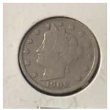 1906 LIBERTY V-NICKEL (VG)