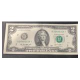 SERIES 2013 $2.00 BILL ***RARE ' STAR NOTE***