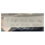 (4) 'DIFFERENT' VINTAGE RUM BOTTLE LABELS-