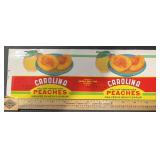 (12 COUNT) VINTAGE CAN LABEL-CAROLINA/PEACHES