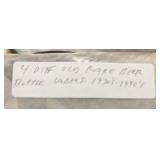 (4) 'DIFFERENT' VINTAGE BEER BOTTLE LABELS-