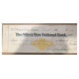 VINTAGE BANK CHECK-DATED '1900'??/'THE SILVER BOY