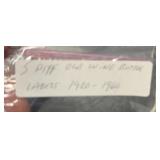 (5) 'DIFFERENT' VINTAGE WINE BOTTLE LABELS-