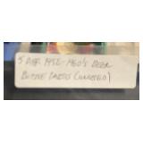 (5) 'DIFFERENT' VINTAGE BEER BOTTLE LABELS-