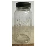 'BALL' 'HALF GALLON' FRUIT/CANNING JAR W/GLASS LID