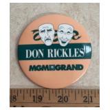 3' CONCERT COLLECTIBLE PINBACK-'DON RICKLES/MGM