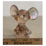 'FENTON' GLASS MOUSE FIGURINE