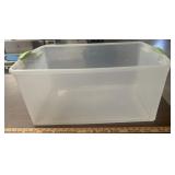 PLASTIC STORAGE TOTE-'NO LID'