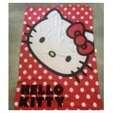 LAP THROW-'HELLO KITTY'/APPROX. 4'x5'