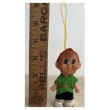 VINTAGE CHRISTMAS 'ELF DOLL' ORNAMENT-CHECK OUT