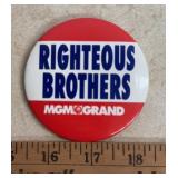 3' CONCERT COLLECTIBLE PINBACK-'RIGHTOUS BROTHERS/