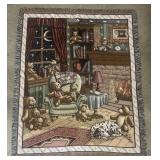 LAP THROW-'BEARS'/APPROX. 6'x5'