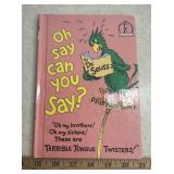 'DR. SEUSS' BOOK-'OH SAY CAN YOU SAY?'