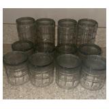 'GLASS' DRINKING GLASSES-(8+4)