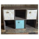 'CUBBY' STORAGE W/(3)BASKETS-APPROX. 12'x12' EACH