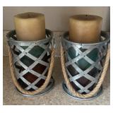 (SET)CANDLE DECOR-APPROX. 10' TALL