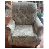 UPHOLSTERED RECLINER-***NICE***/CHECK OUT THE