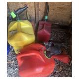 (3)FUEL CANS-ASSORTED/CHECK OUT THE PIC'S