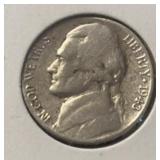 1943-S JEFFERSON 'WAR-TIME' NICKEL (35% SILVER)