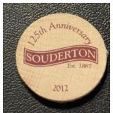 2012 'SOUDERTON 125th ANNIVERSARY' ***WOODEN***