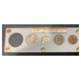 ***PARTIAL SET*** 1955-D IN HOLDER (90% SILVER)