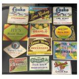 (12) 'DIFFERENT' VINTAGE 'SOFT DRINK' BOTTLE