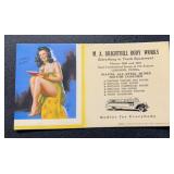 VINTAGE INK BLOTTER-'M.Z. BRIGHTBILL BODY WORKS'