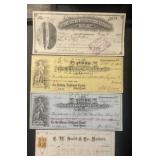 (4)'DIFFERENT' VINTAGE PAPER DOCUMENTS