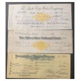 (3)'DIFFERENT' VINTAGE PAPER DOCUMENTS