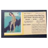 VINTAGE INK BLOTTER-'GREENWICH ROOFING & SHEET