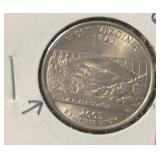2005-P 'WEST VIRGINIA' STATEHOOD QUARTER ***RIM