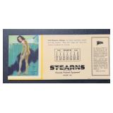 VINTAGE INK BLOTTER-'STEARNS'